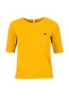 Strickpullover logo pully roundneck 1/2 arm, yellow star, Cardigans & leichte Jacken, Gelb