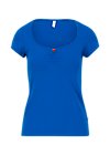T-Shirt logo shortsleeve feminin, bright blue, Shirts, Blau