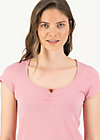 T-Shirt logo shortsleeve feminin, feminine blush, Shirts, Rosa