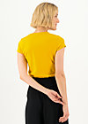 T-Shirt logo shortsleeve feminin, healing yellow, Shirts, Gelb