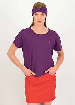 T-Shirt Yoga everywhere, amour violet, Shirts, Purple