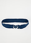 Taillengürtel fantastic elastic, blue heart belt, Accessoires, Blau