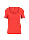 T-Shirt logo balconette tee, just me in red, Shirts, Rot