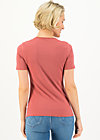 T-Shirt logo balconette tee, just me in rosewood, Shirts, Rosa