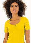 T-Shirt logo balconette tee, just me in yellow, Shirts, Yellow