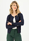 Cardigan save the brave, suited in blue, Cardigans & lightweight Jackets, Blue