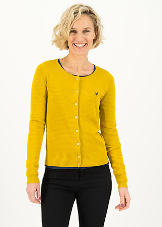 be impressed Vinegar It Cardigan save the brave - suited in yellow - Blutsgeschwister Fashion  Online Shop