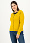 Cardigan save the brave, suited in yellow, Cardigans & leichte Jacken, Gelb