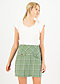 Mini Skirt Flip and Flap, midsomer check, Skirts, Green