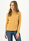 Longsleeve lonely lips turtle , soft golden stripes, Shirts, Yellow
