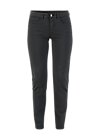 Low Rise Trousers Mid Waist Slim, moonless night, Trousers, Black