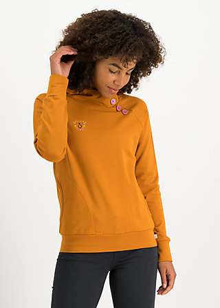 Hoodie Oh So Nett Hooded, sunny honey, Jumpers & Sweaters, Yellow