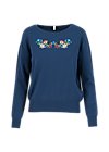 Strickpullover Stick am Stück, proud edelweiss, Pullover & Sweatshirts, Blau