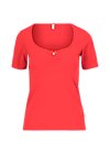 T-Shirt Balconnet Féminin, miss kiss, Shirts, Red