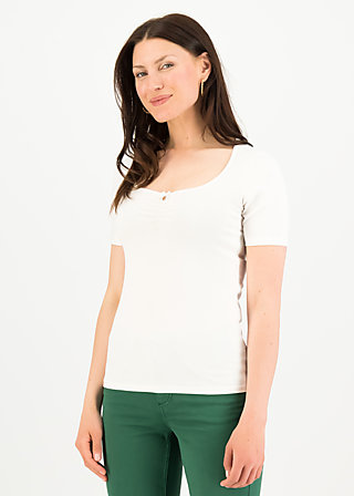 T-Shirt Balconnet Féminin, creamy camellia, Shirts, Weiß