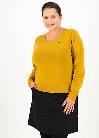 Knitted Jumper chic mystique, yellow classic, Cardigans & lightweight Jackets, Yellow
