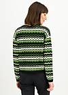 Knitted Jumper Chic Promenade, greenish miss sunny , Jumpers & Sweaters, Green