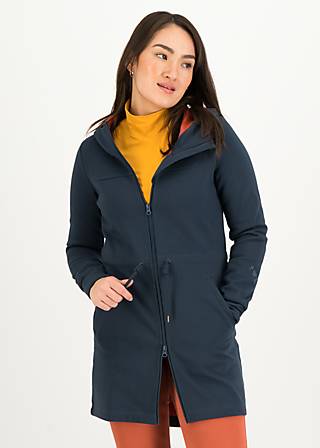 Fleece Jacket Cosyshell Hooded, night dream blue, Jackets & Coats, Blue