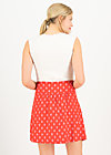 Mini Skirt Delicious Rendezvous, hot hearts, Skirts, Red