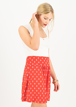 Mini Skirt Delicious Rendezvous, hot hearts, Skirts, Red