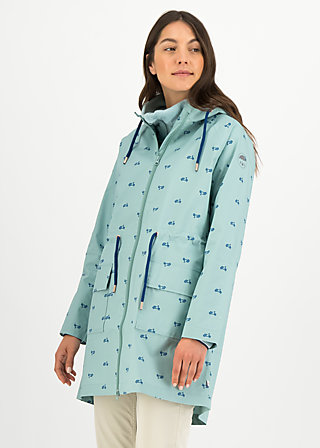 Raincoat Eco Friese, vespa love, Jackets & Coats, Blue