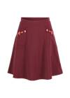 Circle Skirt Elfentanz, raisin red, Skirts, Red