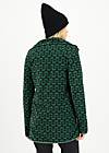 Fleece Jacket Extra Layer, flower of life, Jackets & Coats, Green