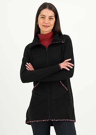 Fleece Jacket Extra Layer, mystery beauty, Jackets & Coats, Black