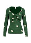 Longsleeve Hot Knot Pow Wow, rosie roses, Shirts, Green