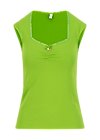 Sleeveless Top Let Romance Rule, green country, Shirts, Green