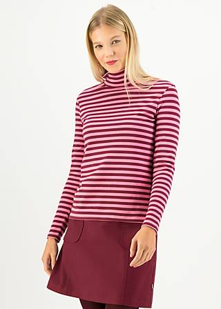 Longsleeve Lonely Lips Turtle, stripes of love, Shirts, Pink