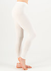 Baumwoll-Leggings Lovely Legs, creamy camellia, Leggings, Weiß