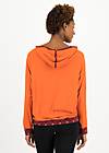 Hoodie Mors Mors , orange leaves, Pullover & Sweatshirts, Orange