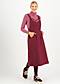 Midi Dress Power Pinafore, dusk red, Dresses, Red