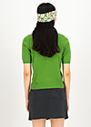 Knitted Jumper Pretty Preppy Crewneck, juicy grass dots, Jumpers & Sweaters, Green