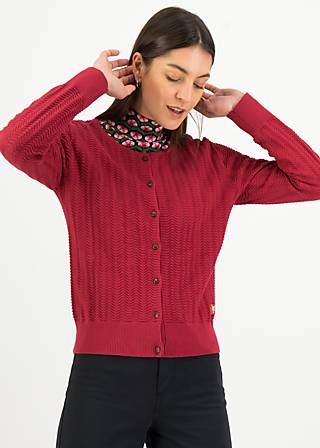 Cardigan Save the Brave Wave, red lively wave, Cardigans & lightweight Jackets, Red