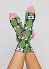 Cotton Socks sensational steps, perfect peach, Socks, Green