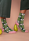 Baumwollsocken sensational steps, perfect peach, Socken, Grün