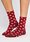 Cotton socks sensational steps, red retro, Socks, Red