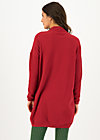 Knitted Dress straight n easy turtle, red classic, Dresses, Red