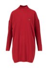 Oversize-Kleid straight n easy turtle, red classic, Kleider, Rot