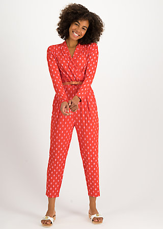 Jumpsuit The Coolest on Earth, hot hearts, Jumpsuits, Red