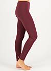 Thermo leggings Totally Thermo, raisin red, Leggings, Red