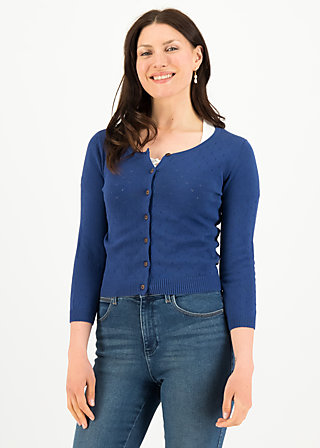 Cardigan Welcome to the Crew, azure skyline dots, Cardigans & lightweight Jackets, Blue