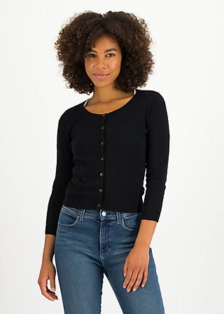 Cardigan Welcome to the Crew, beebump dots, Cardigans & lightweight Jackets, Black