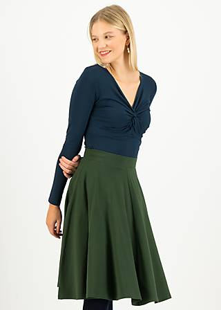 Circle Skirt Wooden Heart Circular, dark wood green, Skirts, Green