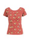 T-Shirt Fly Away with Me, fiori amori, Shirts, Red