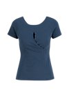 T-Shirt Fly Away with Me, mare azzurro, Shirts, Blue