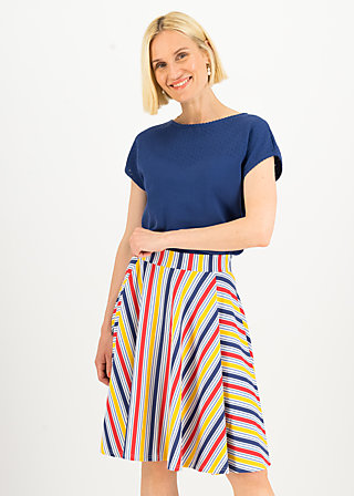 Circle Skirt Fullmoon Circle, strisce colorate, Skirts, Blue