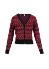 Cardigan Happy Heritage, magical winter fragments, Cardigans & lightweight Jackets, Red